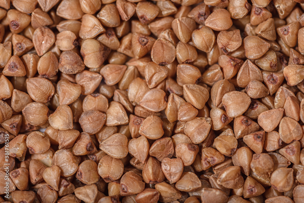 Buckwheat still life photo background above view Buckwheat still life photo background above view