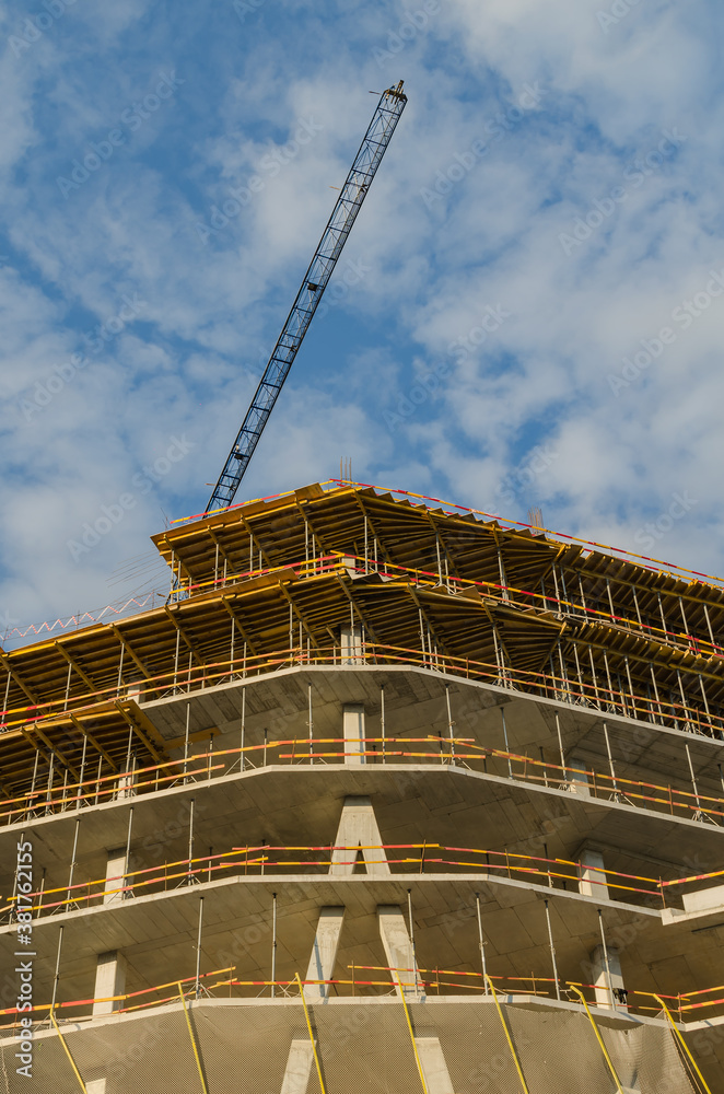 construction of a multi-storey building