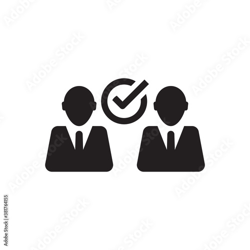 business agreement icon, business deal icon