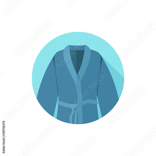 Flat design Bathrobe