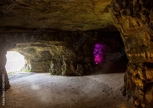 Interior shot of the Casemates de la Pétrusse in Luxembourg