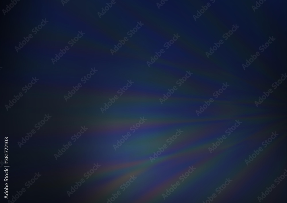 Dark BLUE vector abstract bright template. Colorful illustration in blurry style with gradient. A completely new design for your business.