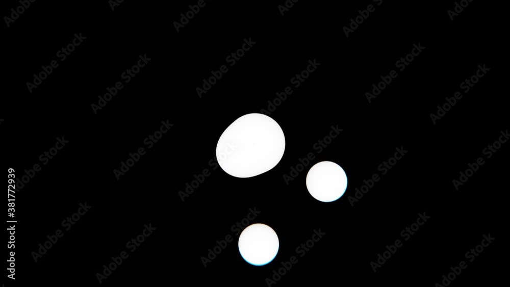 4k Infinite loop animation loading with white orbital circles and black background 4k Infinite loop animation loading with white orbital circles and black background