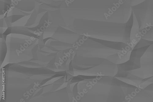 crumpled gray paper background close up