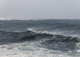 Waves  and stormy Atlantic ocean