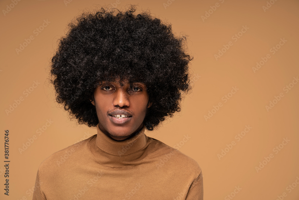 Portrait of handsome african man.