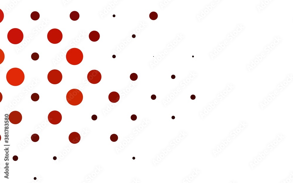 Light Red vector layout with circle shapes. Glitter abstract illustration with blurred drops of rain. Pattern for beautiful websites. Light Red vector layout with circle shapes. Glitter abstract illustration with blurred drops of rain. Pattern for beautiful websites.