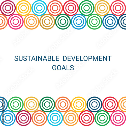 Sustainable Development Goals. Illustration EPS