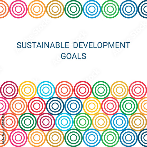 Sustainable Development Goals. Illustration EPS