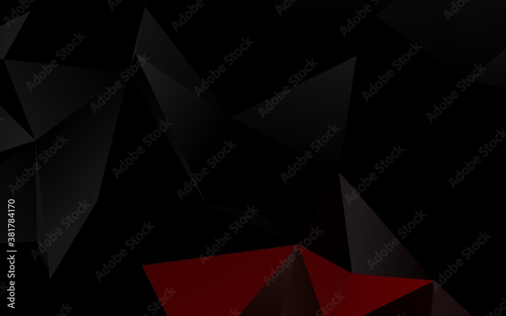 Dark Red vector abstract mosaic backdrop. Geometric illustration in Origami style with gradient. Elegant pattern for a brand book. Dark Red vector abstract mosaic backdrop. Geometric illustration in Origami style with gradient. Elegant pattern for a brand book.