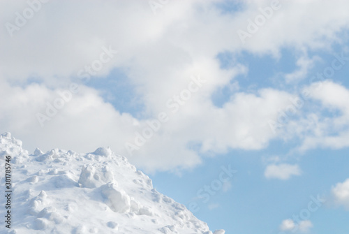 冬　雪　空　雲　素材 © KSSM tomo