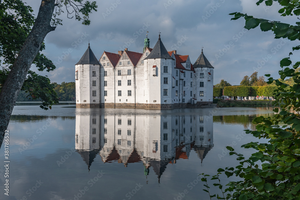 Obraz premium Wasserschloss in Glücksburg