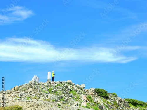 Fototapeta Naklejka Na Ścianę i Meble -  南アルプス･赤石岳頂上
