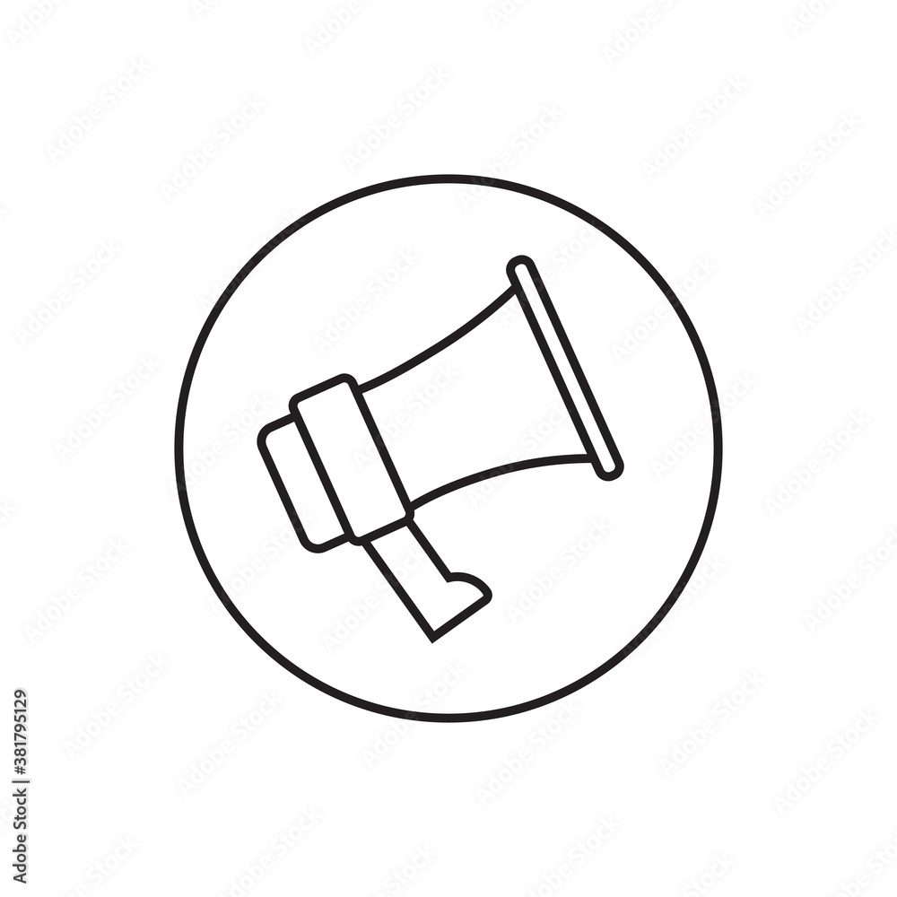 Mega speaker vector icon illustration sign
Mega speaker vector icon illustration sign