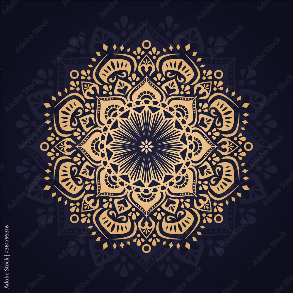 Luxury mandala background