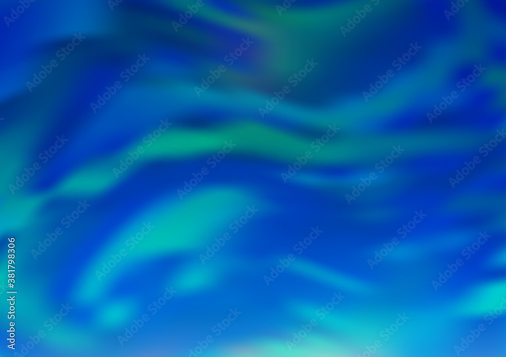 Obraz premium Light BLUE vector bokeh and colorful pattern. Creative illustration in halftone style with gradient. The best blurred design for your business.