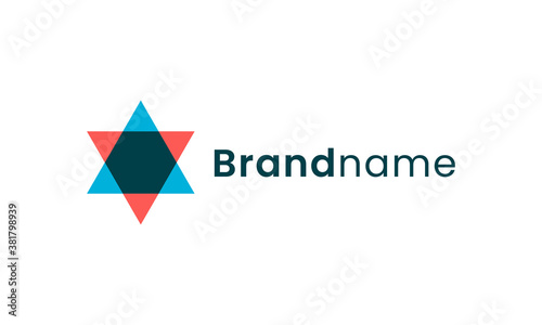 simple and modern stage light logo template
