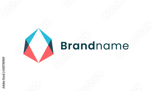 simple and modern stage light logo template