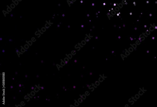 Dark Purple vector layout with circles, lines, rectangles. © Dmitry