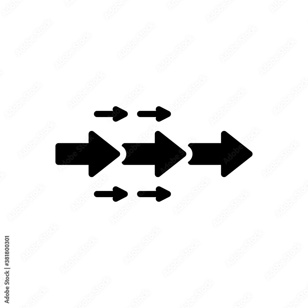 Black solid icon for follow Black solid icon for follow