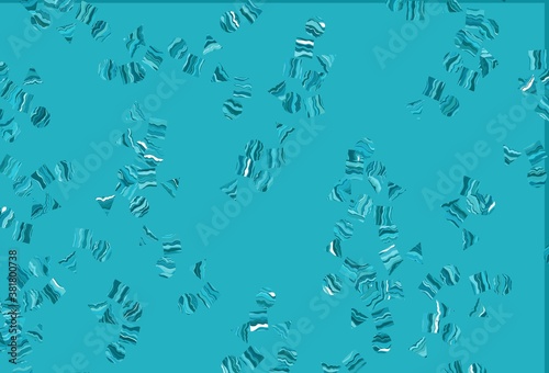 Light BLUE vector texture in poly style with circles, cubes.