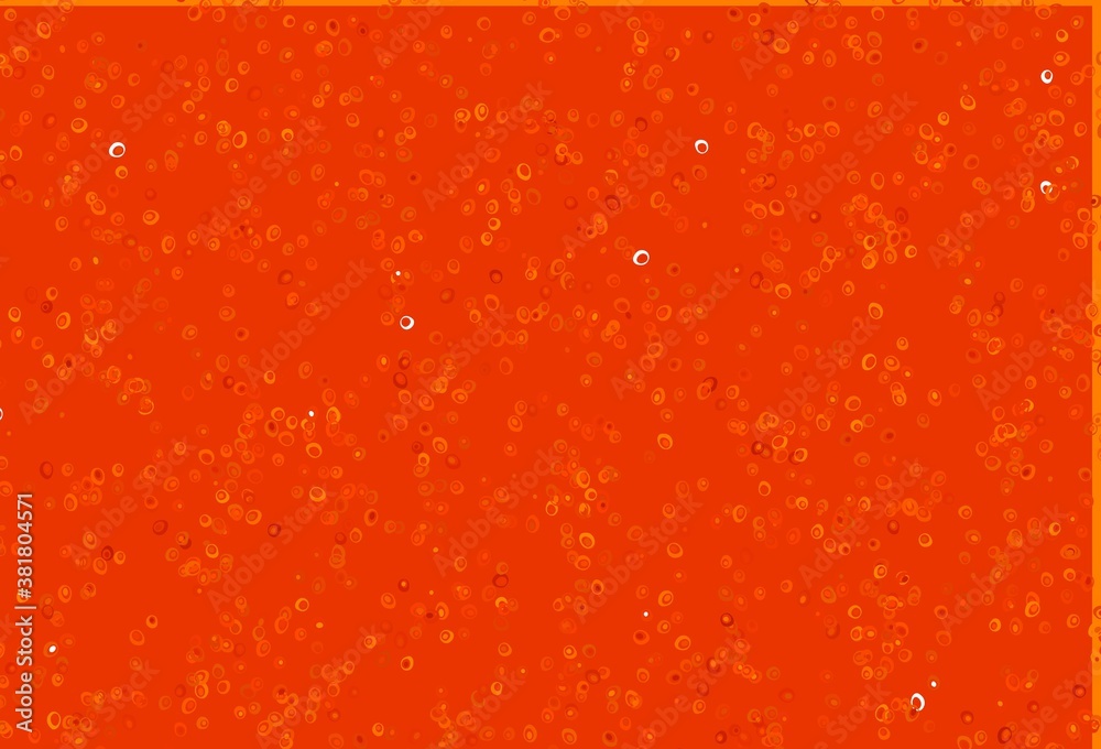 Light Orange vector texture with disks. Light Orange vector texture with disks.