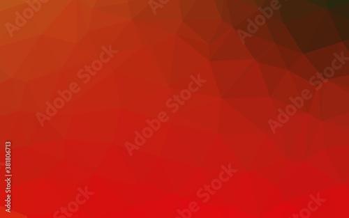 Light Green, Red vector polygon abstract layout. A completely new color illustration in a vague style. Brand new style for your business design.