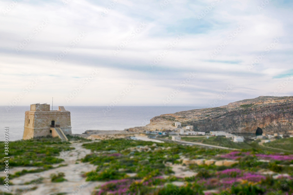 Nature in ancient cities, Gozo island, Malta