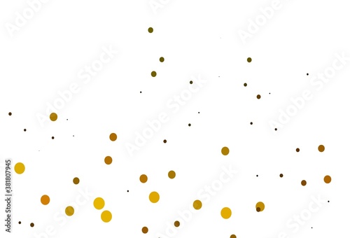 Light Yellow  Orange vector layout with circle shapes.