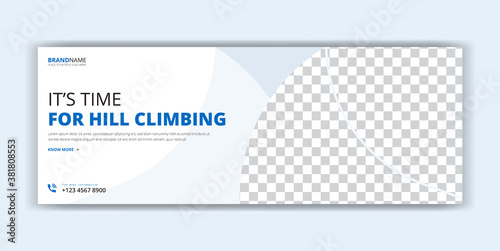 Travel tour agency marketing promotional social media post poster facebook cover page, header, timeline web banner template design