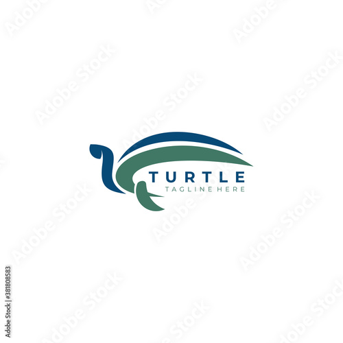 turtle logo icon vector isolated