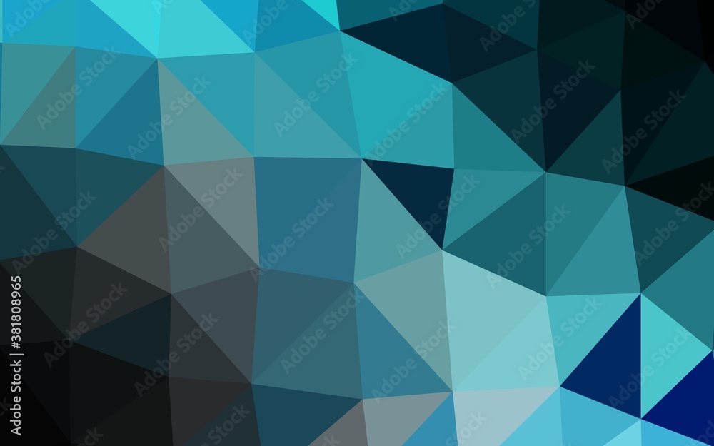 Light BLUE vector shining triangular template. A completely new color illustration in a vague style. Polygonal design for your web site. Light BLUE vector shining triangular template. A completely new color illustration in a vague style. Polygonal design for your web site.