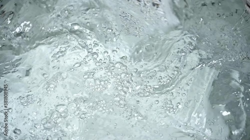 Water from the washing machine