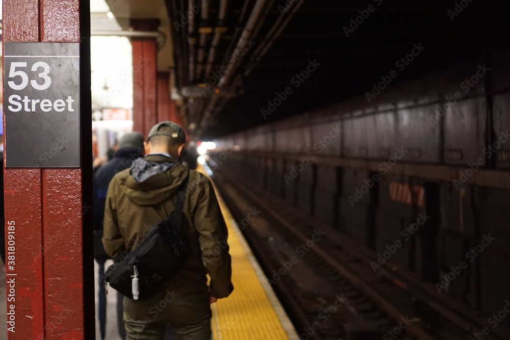 person in the subway person in the subway