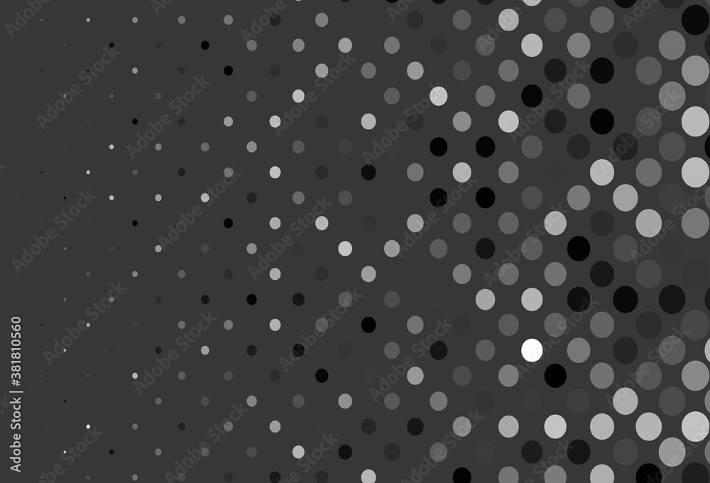 Dark Silver, Gray vector layout with circle shapes. Dark Silver, Gray vector layout with circle shapes.