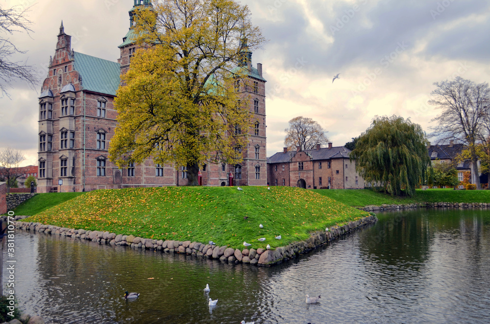 Copenhagen, Denmark - Rosenborg Castle Moat