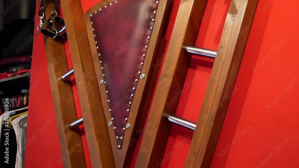 Bdsm dungeon room, cellar cell, torture role play. Stock Video | Adobe ...