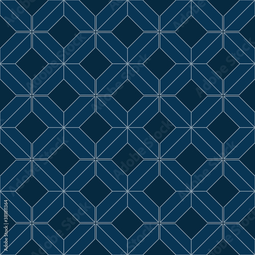 Art & Illustration pattern abstract texture blue wallpaper seamless design geometric  decoration  tile white shape light backdrop structure graphic vintage wall textured square color futuristic 