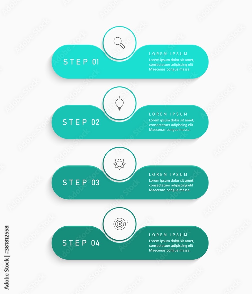 Vector Infographic label design template with icons and 4 options or steps. Can be used for process diagram, presentations, workflow layout, banner, flow chart, info graph. Vector Infographic label design template with icons and 4 options or steps. Can be used for process diagram, presentations, workflow layout, banner, flow chart, info graph.