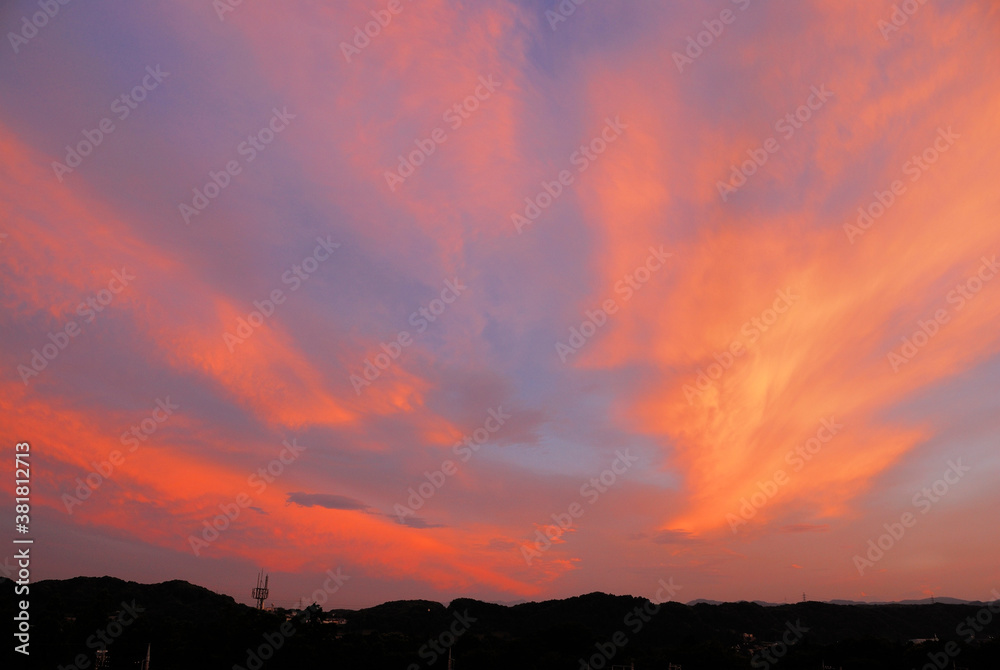 夕焼け雲 夕焼け雲