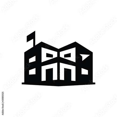 Post office icon vector isolated on white, logo sign and symbol.