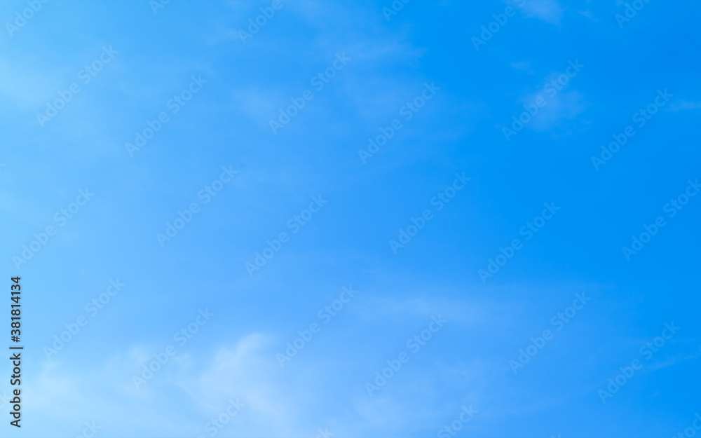 blue sky with beautiful natural white clouds	
