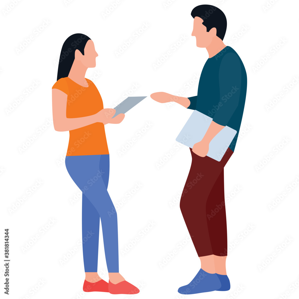 Office people flat icon design
Office people flat icon design