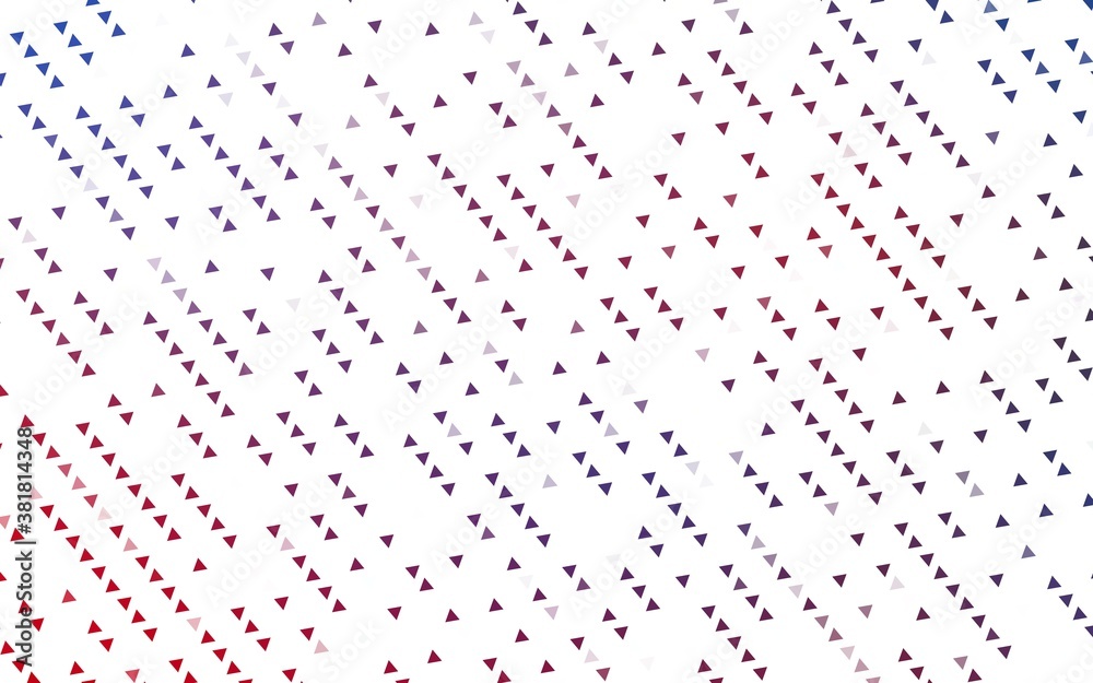 Obraz premium Light Blue, Red vector template with crystals, triangles. Decorative design in abstract style with triangles. Pattern for busines ad, booklets, leaflets