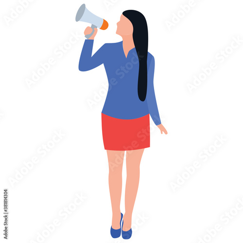 
Flat icon design of office assignment 
