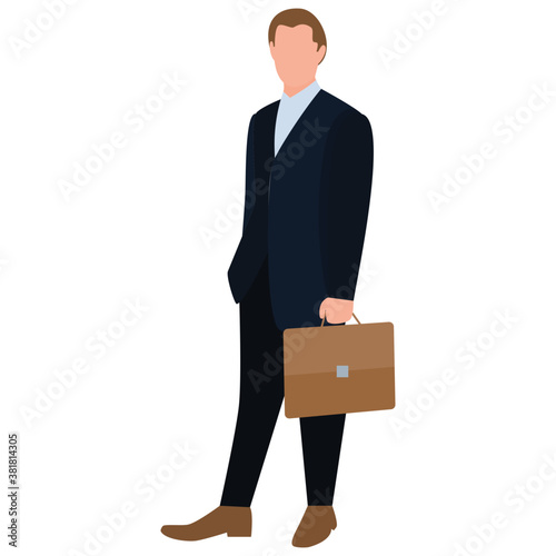 
Flat icon design of office assignment 
