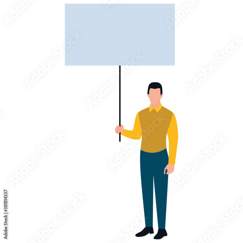 
Flat icon design of office assignment 
