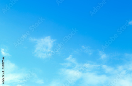 blue sky with beautiful natural white clouds  