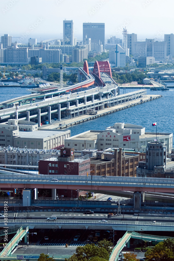 神戸大橋とポートアイランド