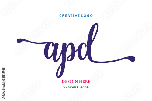 The simple APD typeface logo is easy to understand and authoritative